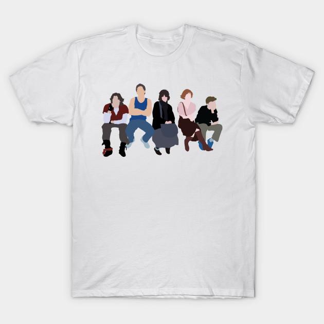 Men Black Print T-shirt The Breakfast Club No-Cut Transfer Paper Print Cotton Tshirt S білий
Men Black Print T-shirt The Breakfast Club No-Cut Transfer Paper Print Cotton Tshirt S білий