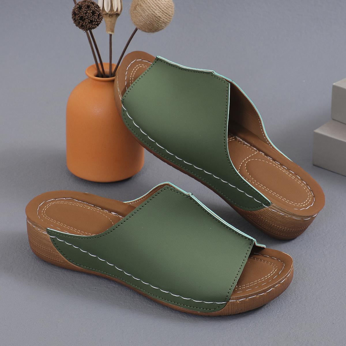 Thick-bottomed toe slippers, Korean version of the new thick-bottomed cool slippers in the summer of 2025, women s fashion open-toed slippers 40 зелений
Thick-bottomed toe slippers, Korean version of the new thick-bottomed cool slippers in the summer of 2025, women s fashion open-toed slippers 40 зелений