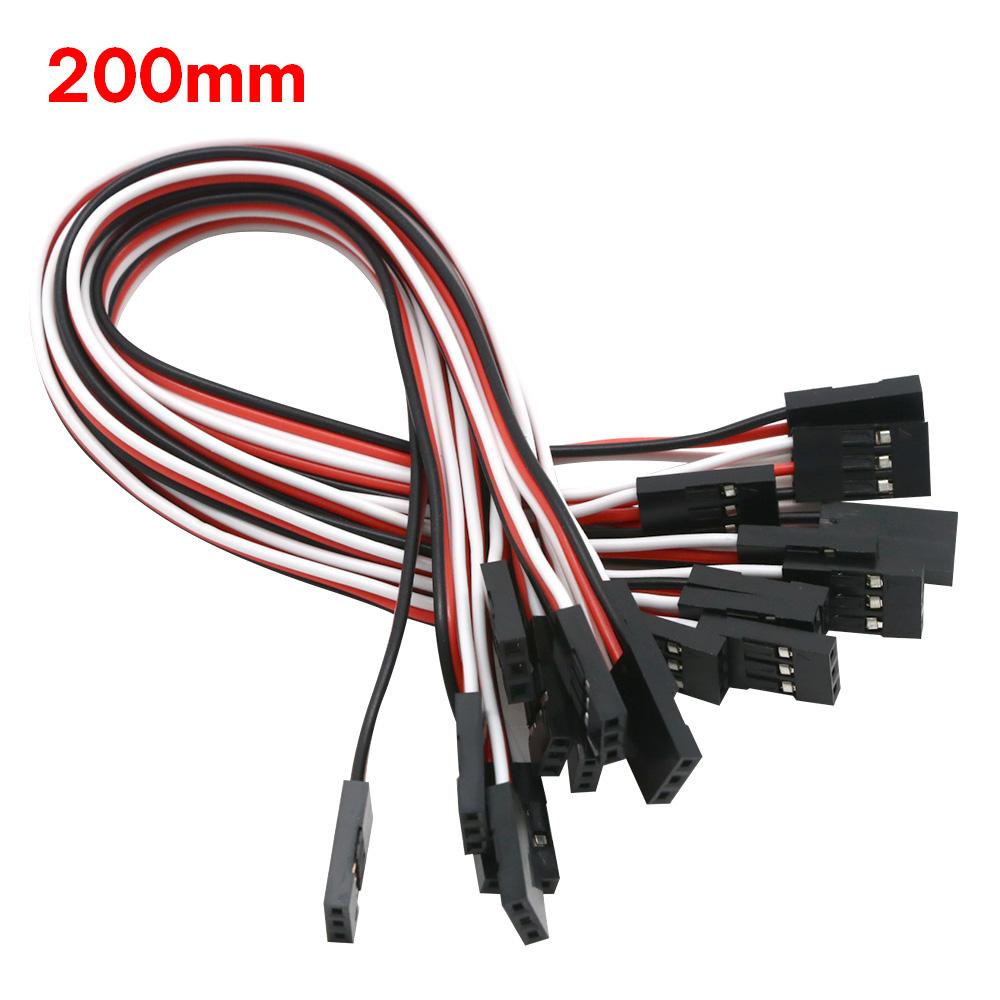 10pcs 100mm 150MM 200MM 300MM 500MM Servo extension cord Male to Male for JR Plug Servo Extension Lead Wire Cable 10cm Y5102YY-
10pcs 100mm 150MM 200MM 300MM 500MM Servo extension cord Male to Male for JR Plug Servo Extension Lead Wire Cable 10cm Y5102YY-