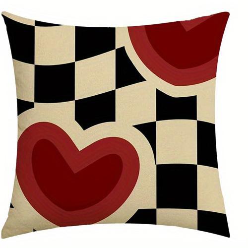 Home Decor Heart & Rose Pattern Decorative Throw Pillows Pattern Cushion Cover Suitable for Sofa Bedroom Car Pillow Cover 40x40cm 16x16in
Home Decor Heart & Rose Pattern Decorative Throw Pillows Pattern Cushion Cover Suitable for Sofa Bedroom Car Pillow Cover 40x40cm 16x16in