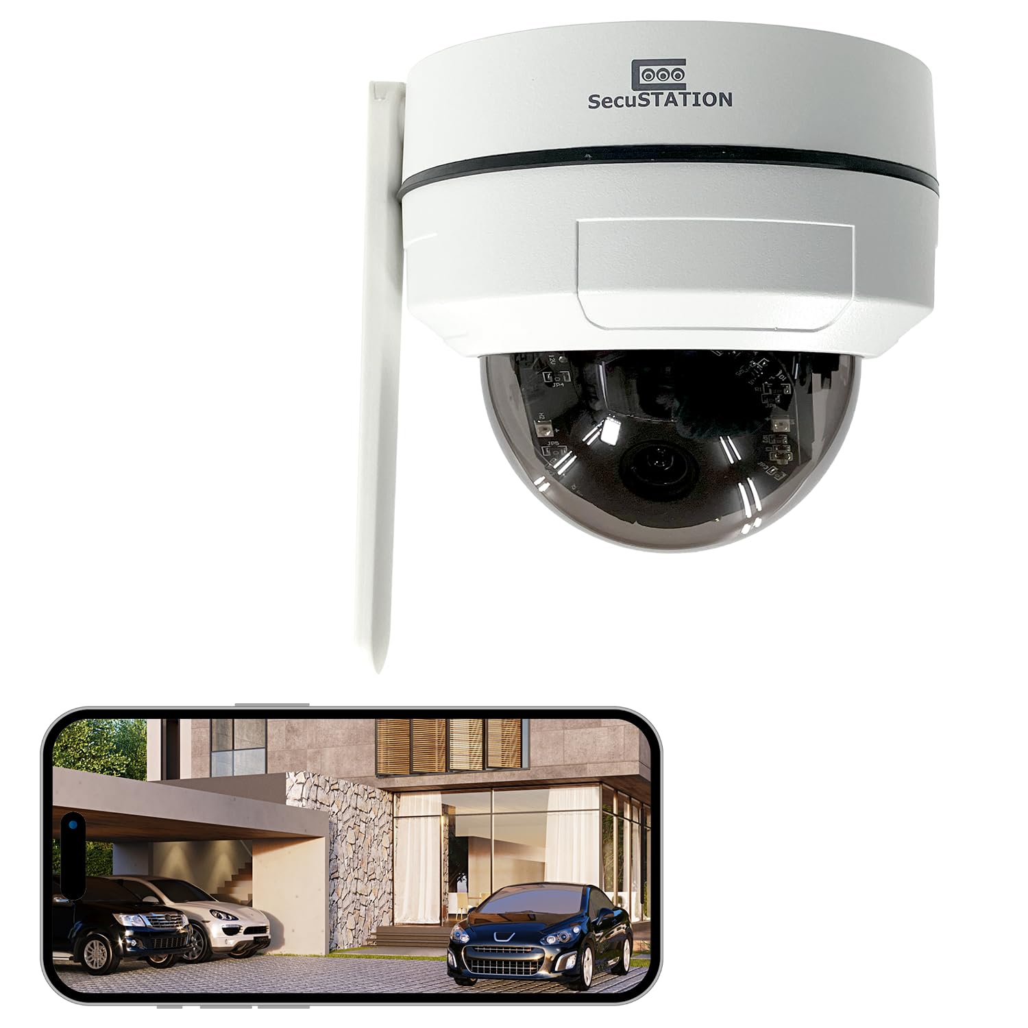SecuSTATION Security Surveillance Camera Dome Cloud Outdoor Wireless Night Color Microphone Speaker Automatic Tracking Domestic Manufacturer Motion
SecuSTATION Security Surveillance Camera Dome Cloud Outdoor Wireless Night Color Microphone Speaker Automatic Tracking Domestic Manufacturer Motion