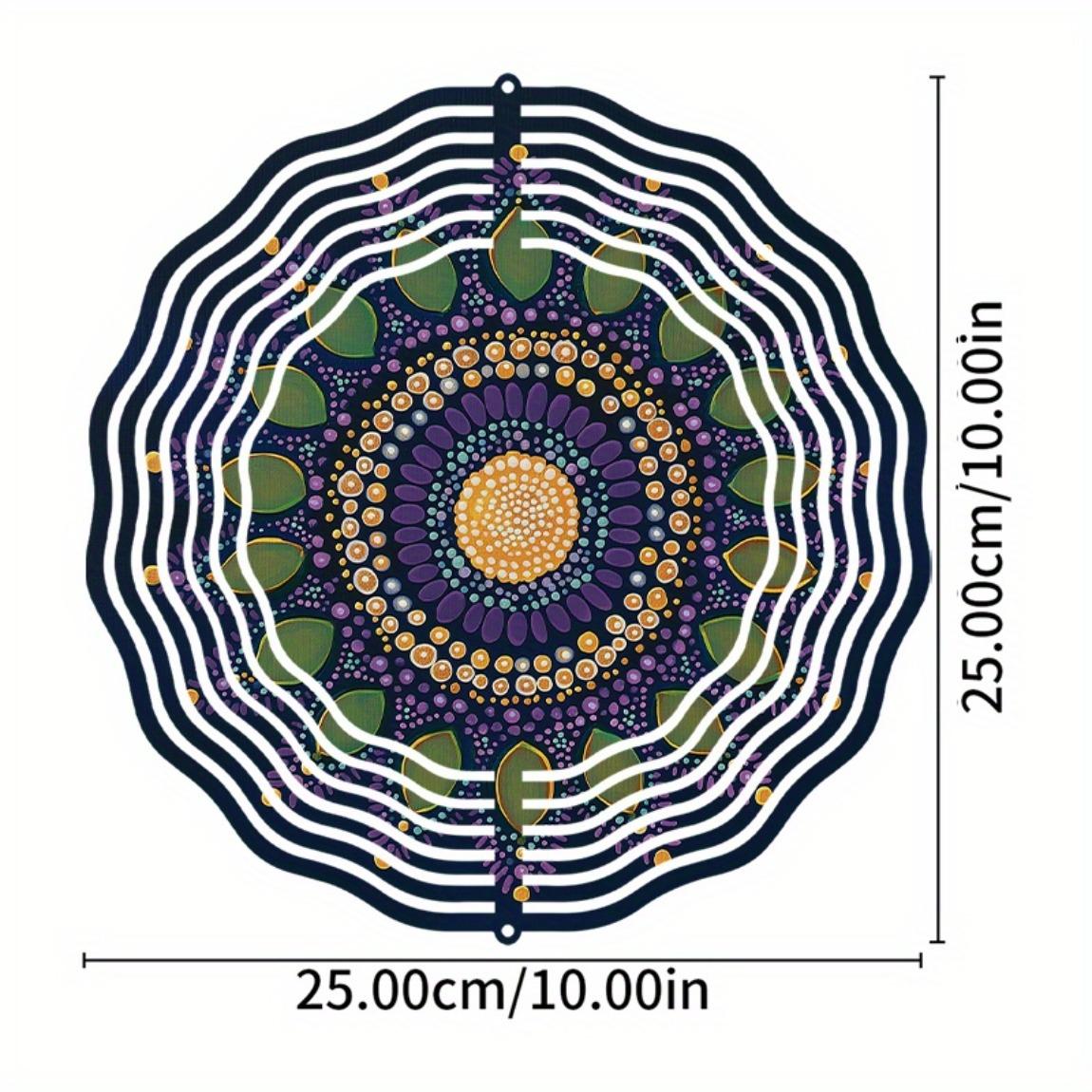 Металлический флюгер в богемном стиле с дизайном мандалы в фиолетовом, желтом и синем цветах для внутреннего и наружного декора, праздничное украшение для дома и сада 01A
Металлический флюгер в богемном стиле с дизайном мандалы в фиолетовом, желтом и синем цветах для внутреннего и наружного декора, праздничное украшение для дома и сада 01A