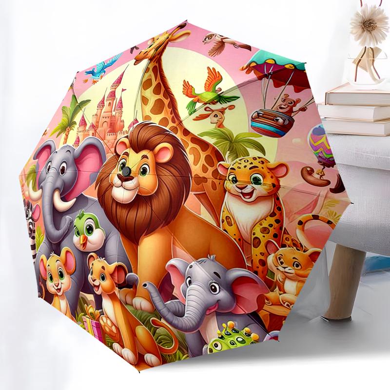 1pc Cartoon Forest Animals Theme pattern Umbrella Portable Folding Umbrella Iron Frame Hole Bone Structure Outdoor Home Umbrella разноцветный
1pc Cartoon Forest Animals Theme pattern Umbrella Portable Folding Umbrella Iron Frame Hole Bone Structure Outdoor Home Umbrella разноцветный