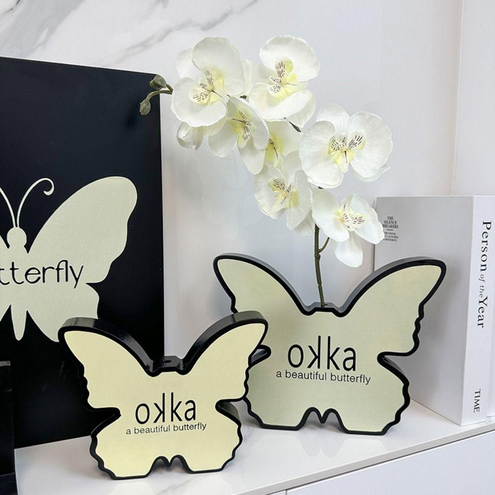 French Style Simulation Butterfly Ornaments Fashion Wood Flower Vase Flower Arrangement S чорний
French Style Simulation Butterfly Ornaments Fashion Wood Flower Vase Flower Arrangement S чорний