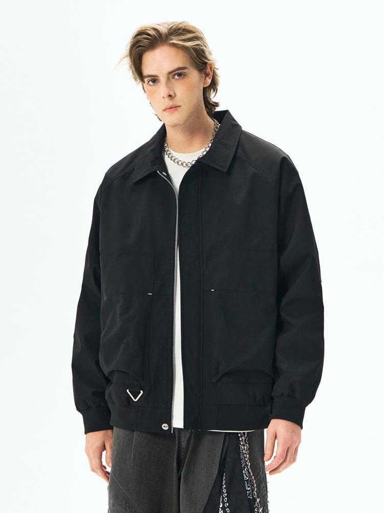 Men s Trendy Turn-Down Collar Jacket - Versatile Solid Color, Casual Zip Outerwear for Spring & Autumn Fashion. L темно-фіолетовий колір
Men s Trendy Turn-Down Collar Jacket - Versatile Solid Color, Casual Zip Outerwear for Spring & Autumn Fashion. L темно-фіолетовий колір