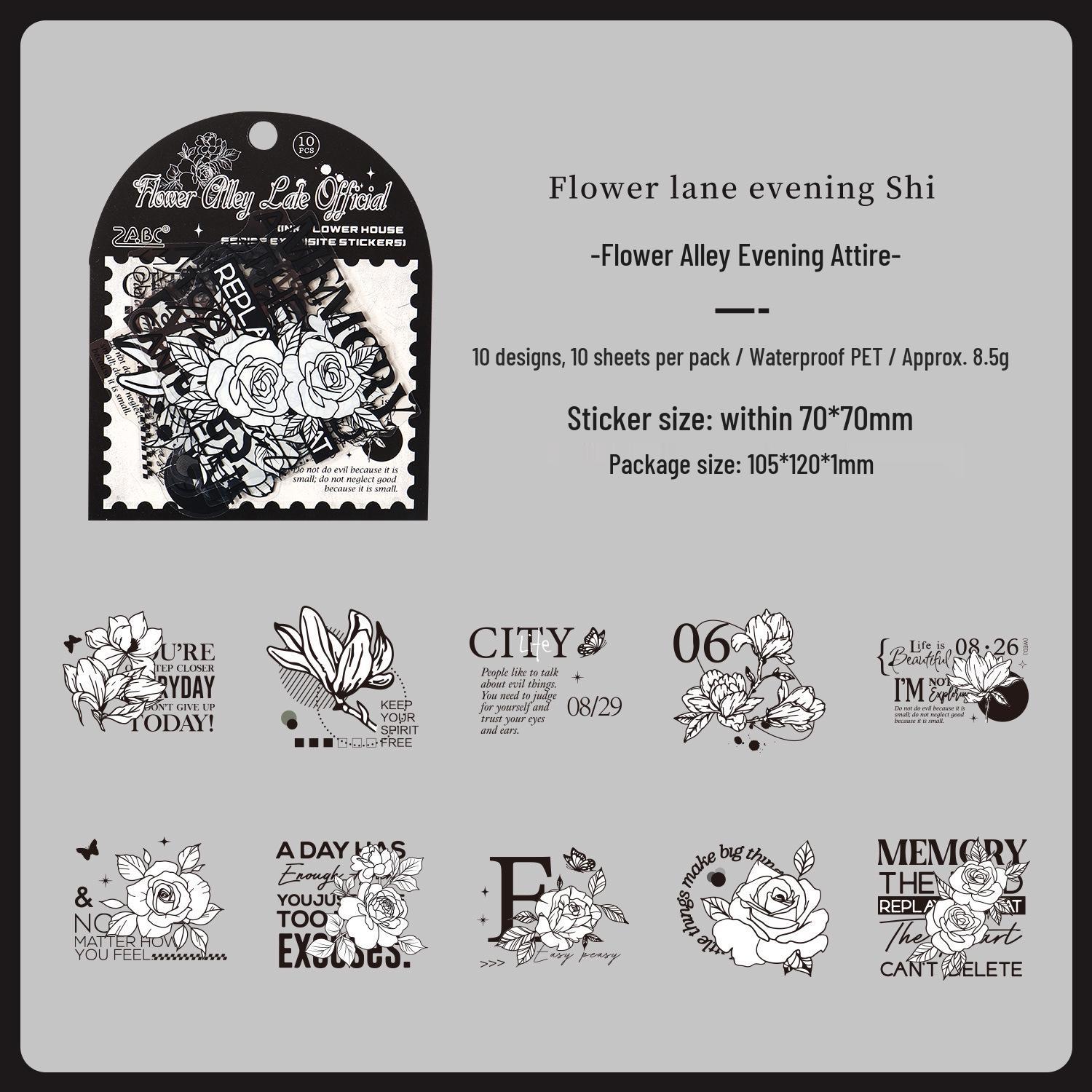 ZABC Ink Color Flower House Sticker Pack - Floral Journal Decoration (6 Styles)
ZABC Ink Color Flower House Sticker Pack - Floral Journal Decoration (6 Styles)