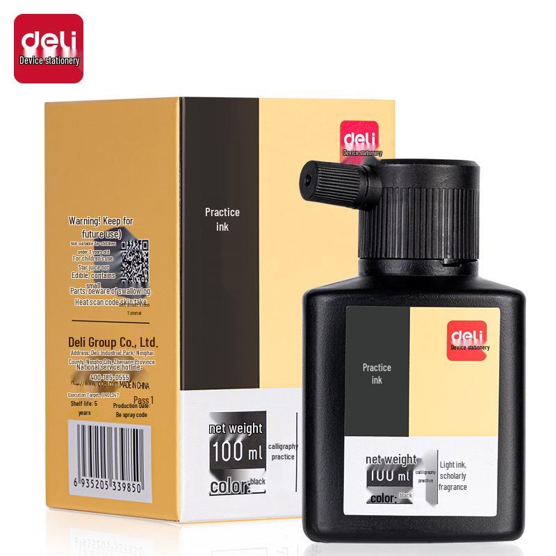 Deli Cloud Calligraphy Ink - MY300 Liquid for Painting & Practice (75512/75511/74292/7429)
Deli Cloud Calligraphy Ink - MY300 Liquid for Painting & Practice (75512/75511/74292/7429)