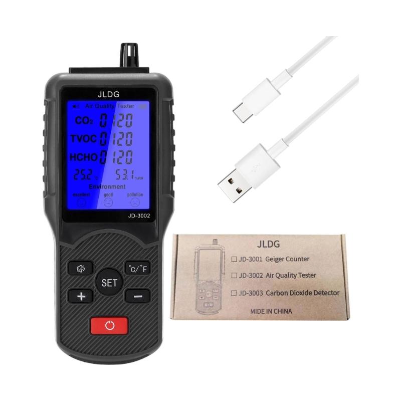 Air Quality Monitors Indoor Professional Particle Counter,Humidity, TVOC Formaldehyde, Temperature Test
Air Quality Monitors Indoor Professional Particle Counter,Humidity, TVOC Formaldehyde, Temperature Test