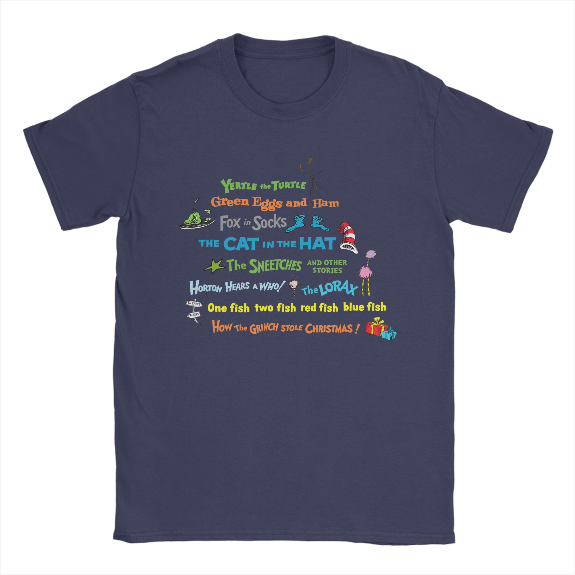 Humorous Dr. Seuss T-Shirt Unisex Crew Neck 100% Cotton T Shirts Short Sleeve Tees Classic Clothes 4XL
Humorous Dr. Seuss T-Shirt Unisex Crew Neck 100% Cotton T Shirts Short Sleeve Tees Classic Clothes 4XL
