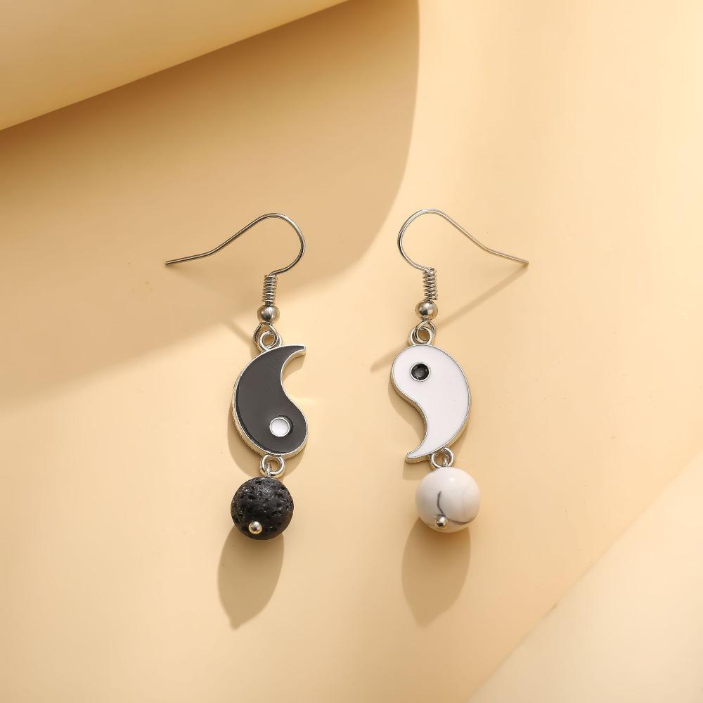 Jewelry Asymmetry Ear Studs Tassel Stud Earrings Tai Chi Earrings Gossip Dangle Earrings Yin Yang
Jewelry Asymmetry Ear Studs Tassel Stud Earrings Tai Chi Earrings Gossip Dangle Earrings Yin Yang