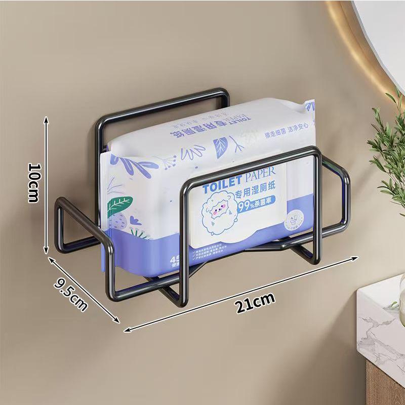 Wall-Mounted Kitchen Tissue & Wrap Holder with Pull-Out Storage Shelf
Wall-Mounted Kitchen Tissue & Wrap Holder with Pull-Out Storage Shelf
