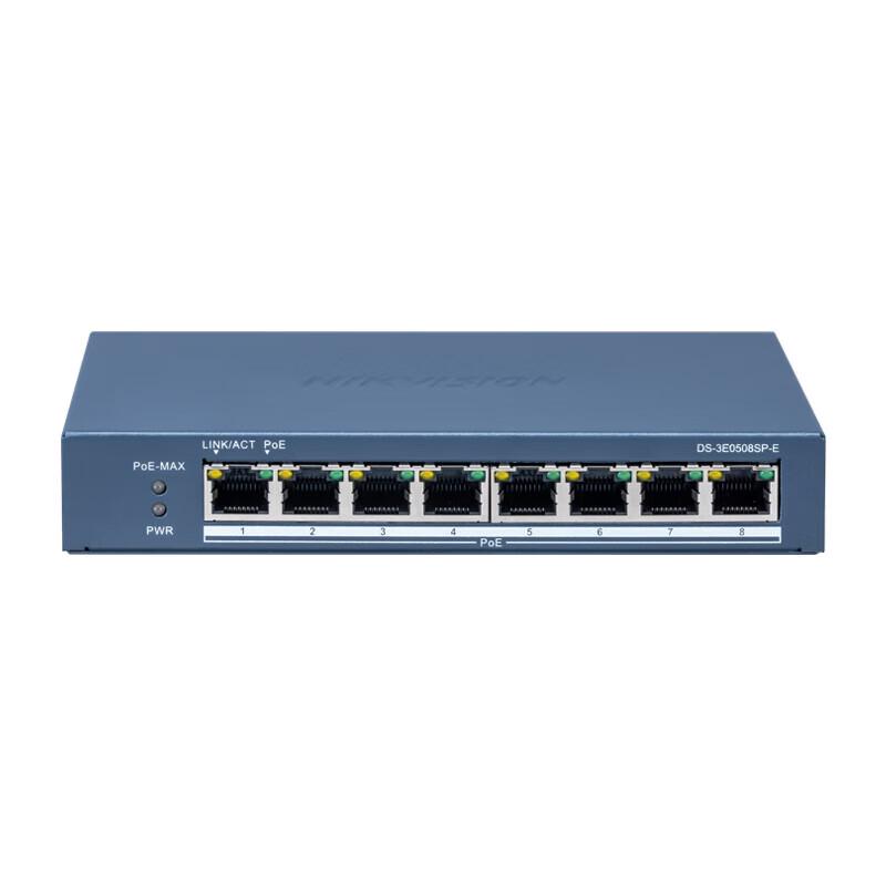 HIKVISION Gigabit PoE Ethernet Switch CN plug (adapter included)
HIKVISION Gigabit PoE Ethernet Switch CN plug (adapter included)