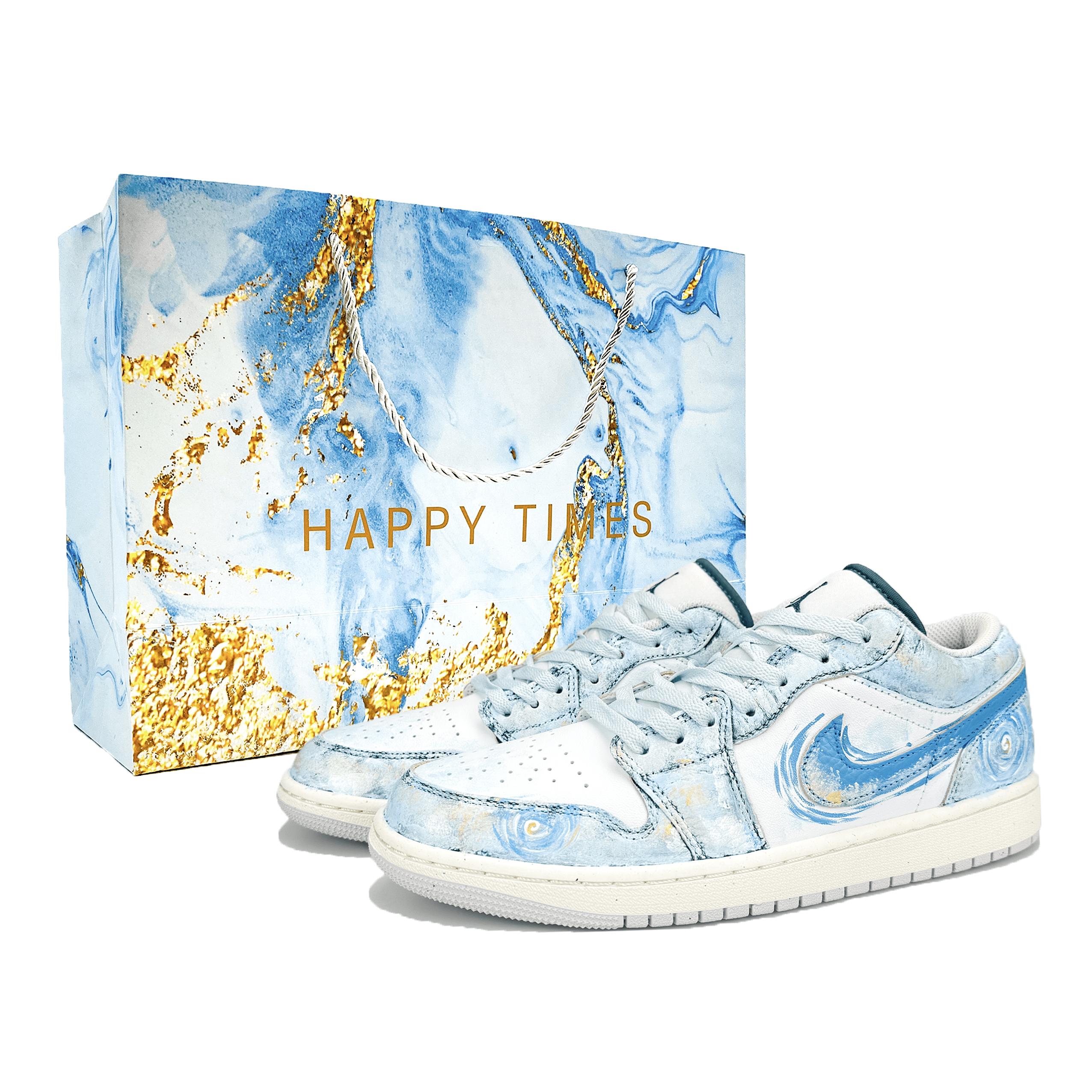 Jordan Air Jordan 1 Abrasion Resistant Low top Vintage Basketball Shoes Unisex Blue White FQ7687-300(Team537-Lucky) 38.5
Jordan Air Jordan 1 Abrasion Resistant Low top Vintage Basketball Shoes Unisex Blue White FQ7687-300(Team537-Lucky) 38.5