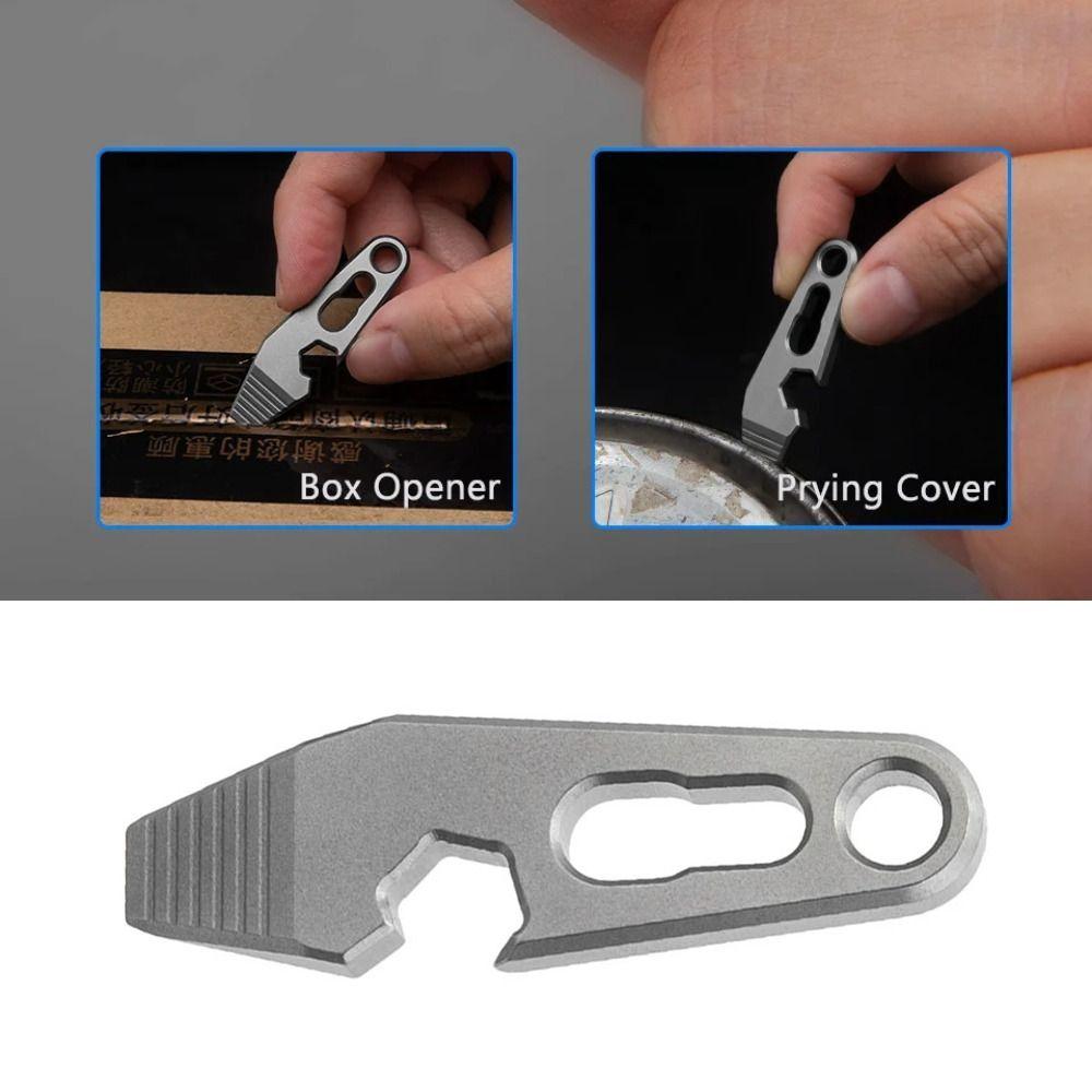 Durable Bottle Opener Titanium Zinc Zinc Alloy Keychain Pendant Hexagon Wrench Mini Pry Bar Portable сірий
Durable Bottle Opener Titanium Zinc Zinc Alloy Keychain Pendant Hexagon Wrench Mini Pry Bar Portable сірий