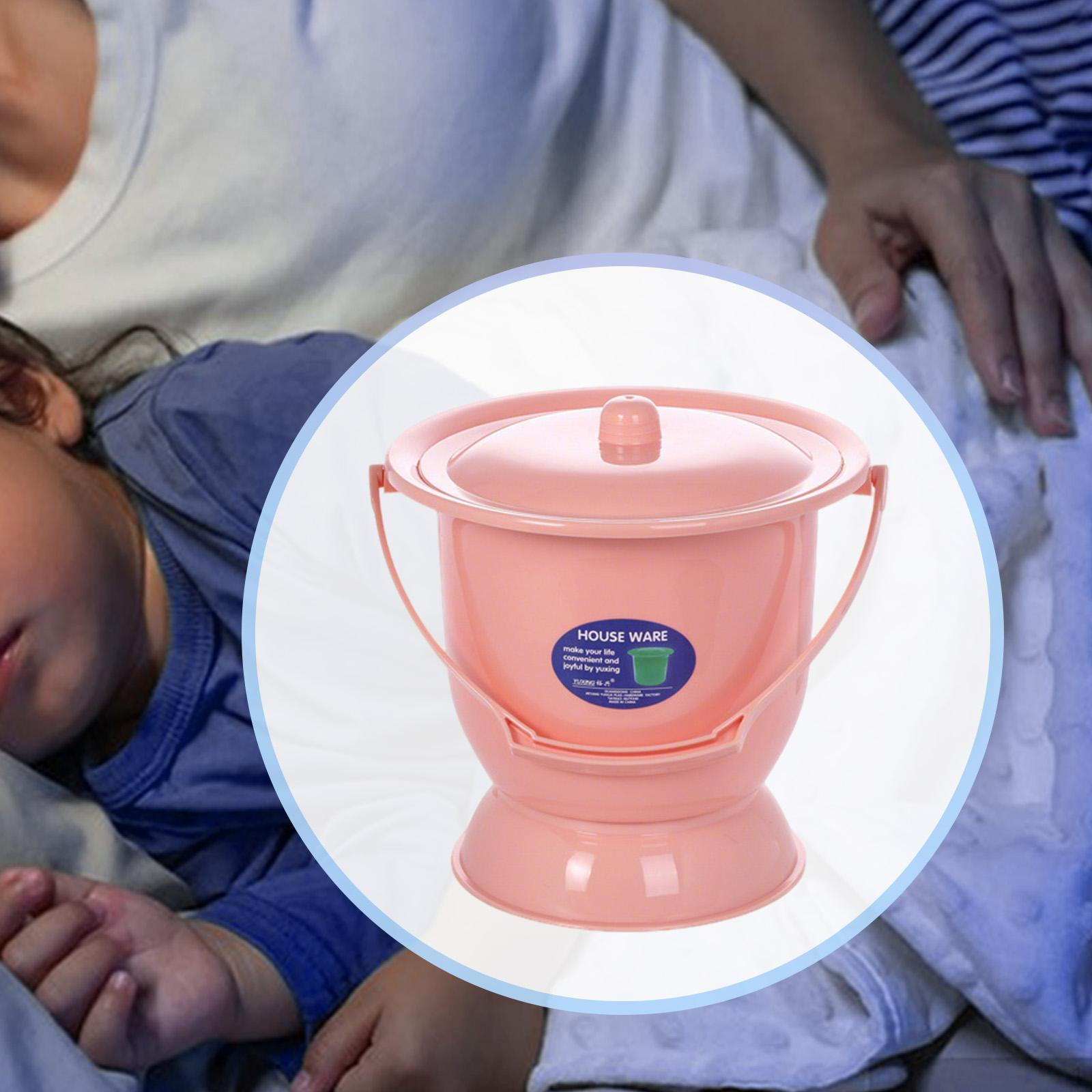 Spittoon Urinal with Lid Portable Chamber Pot for Home Use Emergency Bedroom рожевий
Spittoon Urinal with Lid Portable Chamber Pot for Home Use Emergency Bedroom рожевий