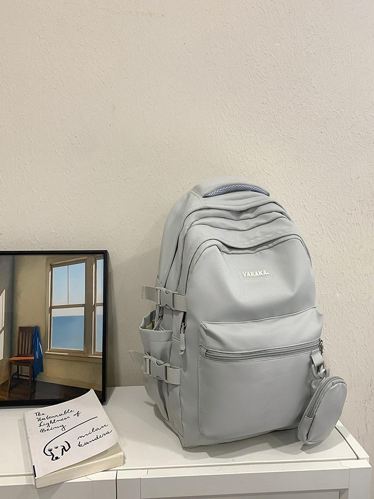 Школьный рюкзак корейский высококачественный ins рюкзак для учеников средней школы, чтобы расслабиться, простой для поездок на работу, универсальный и вместительный серый
Школьный рюкзак корейский высококачественный ins рюкзак для учеников средней школы, чтобы расслабиться, простой для поездок на работу, универсальный и вместительный серый