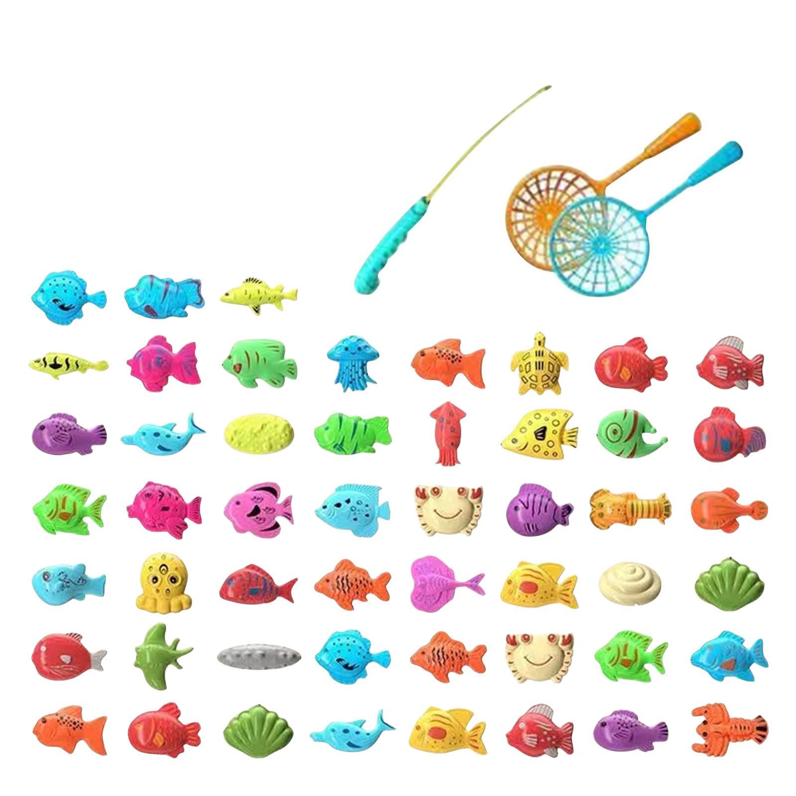 Magnetic Fishing Game Toys For Children With Rod Rod Net(Random Rod And Net Color, Random Fish Style) One Size
Magnetic Fishing Game Toys For Children With Rod Rod Net(Random Rod And Net Color, Random Fish Style) One Size