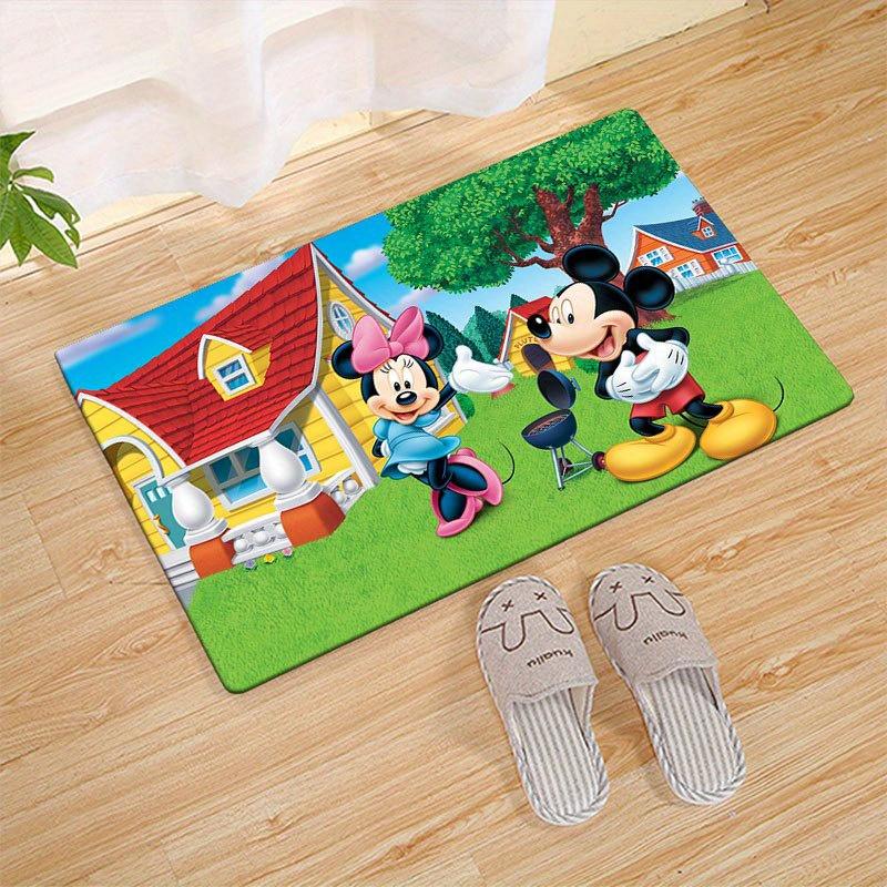 1pc Mickey and Minnie_ Area Rug, Non-Slip Floor Mat, Cartoon Character Design, Soft Velvet, Room Decor, Washable Indoor Carpet 60cm by 90cm
1pc Mickey and Minnie_ Area Rug, Non-Slip Floor Mat, Cartoon Character Design, Soft Velvet, Room Decor, Washable Indoor Carpet 60cm by 90cm