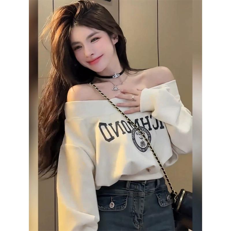 Наряды в стиле ранней осени. Свитшот на одно плечо для женщин. Свободный короткий топ Niche для женщин. S
Наряды в стиле ранней осени. Свитшот на одно плечо для женщин. Свободный короткий топ Niche для женщин. S