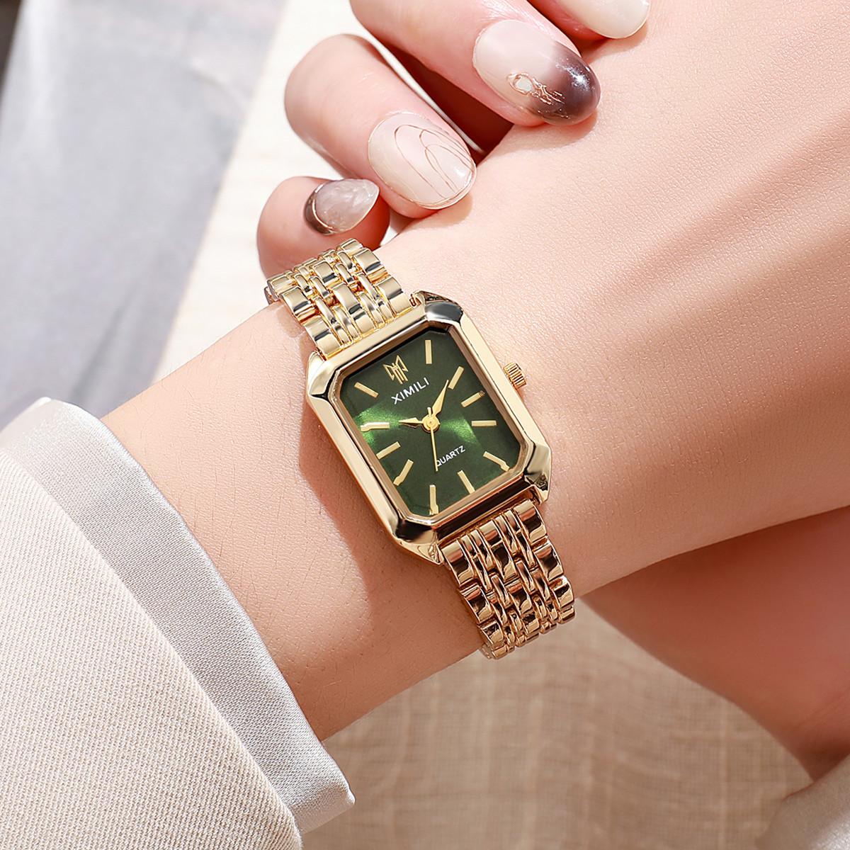 Fashion Rectangle Simple Dial Women Watch Casual Alloy Strap Wristwatch For Ladies Reloj Mujer Girls Clock Gift зелений
Fashion Rectangle Simple Dial Women Watch Casual Alloy Strap Wristwatch For Ladies Reloj Mujer Girls Clock Gift зелений