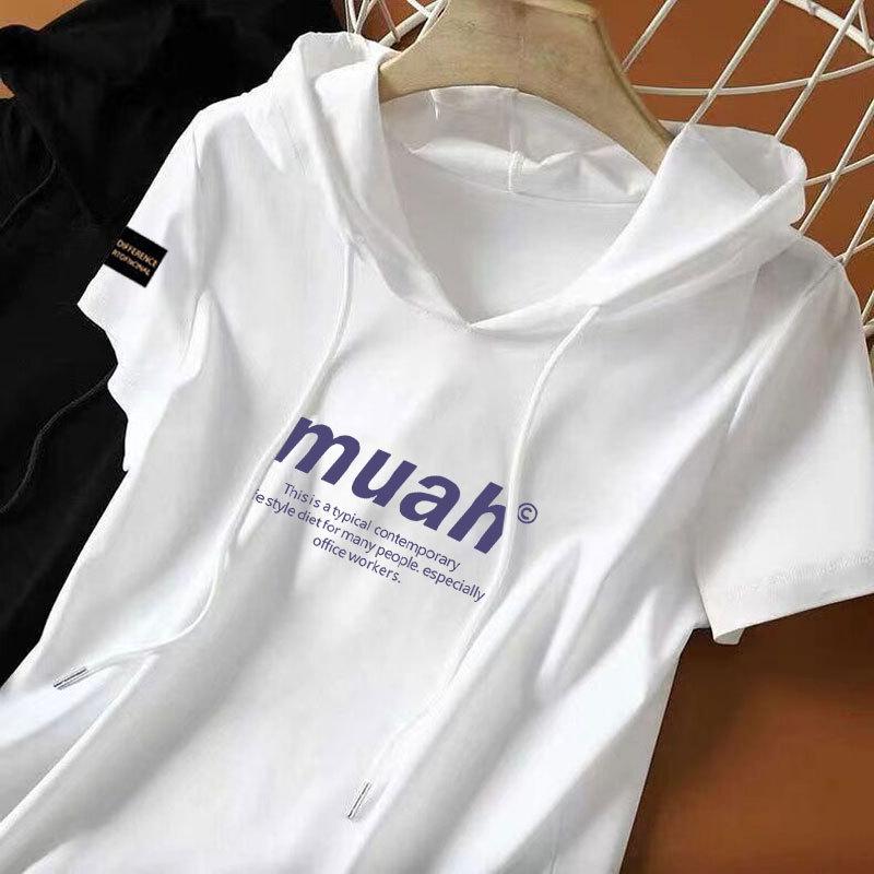 Women s Short Sleeve Ethnic Cotton Hooded Sweatshirt - Loose, Casual, Versatile Summer Top L (100-110 jin) белый
Women s Short Sleeve Ethnic Cotton Hooded Sweatshirt - Loose, Casual, Versatile Summer Top L (100-110 jin) белый