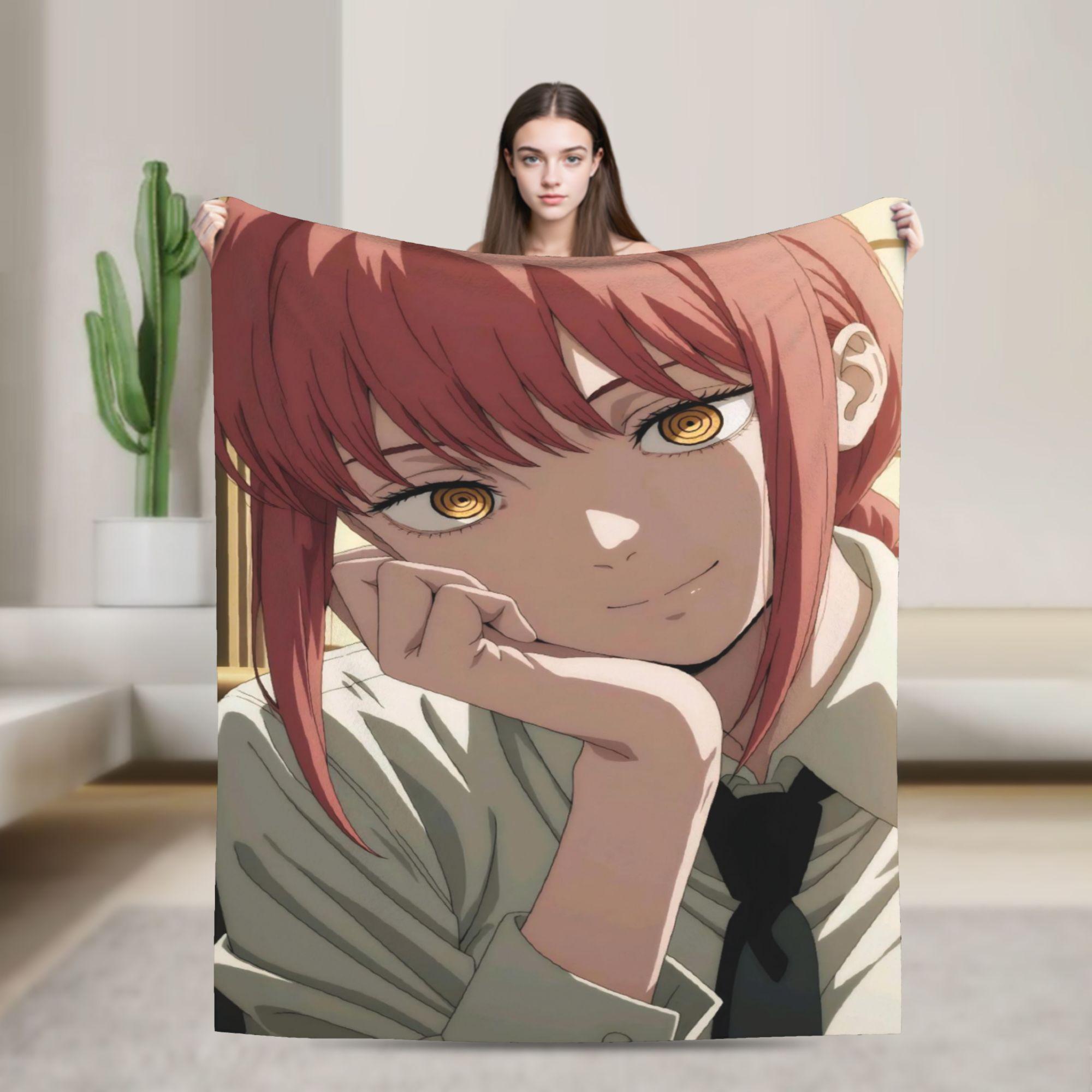Makima Anime Girl Blanket C-Chainsaws Flannel Novelty Warm Throw Blanket for Home Summer 75x90cm
Makima Anime Girl Blanket C-Chainsaws Flannel Novelty Warm Throw Blanket for Home Summer 75x90cm