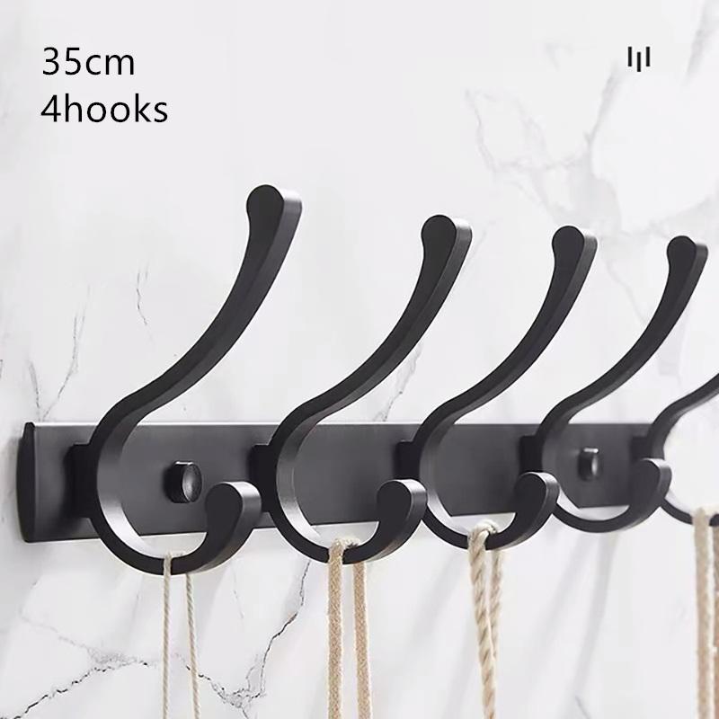 Черные алюминиевые двойные крючки, вешалка для одежды, бытовая одежда для ванной комнаты, брелок для полотенец, подвесные настенные крючки 35cm чёрный
Черные алюминиевые двойные крючки, вешалка для одежды, бытовая одежда для ванной комнаты, брелок для полотенец, подвесные настенные крючки 35cm чёрный