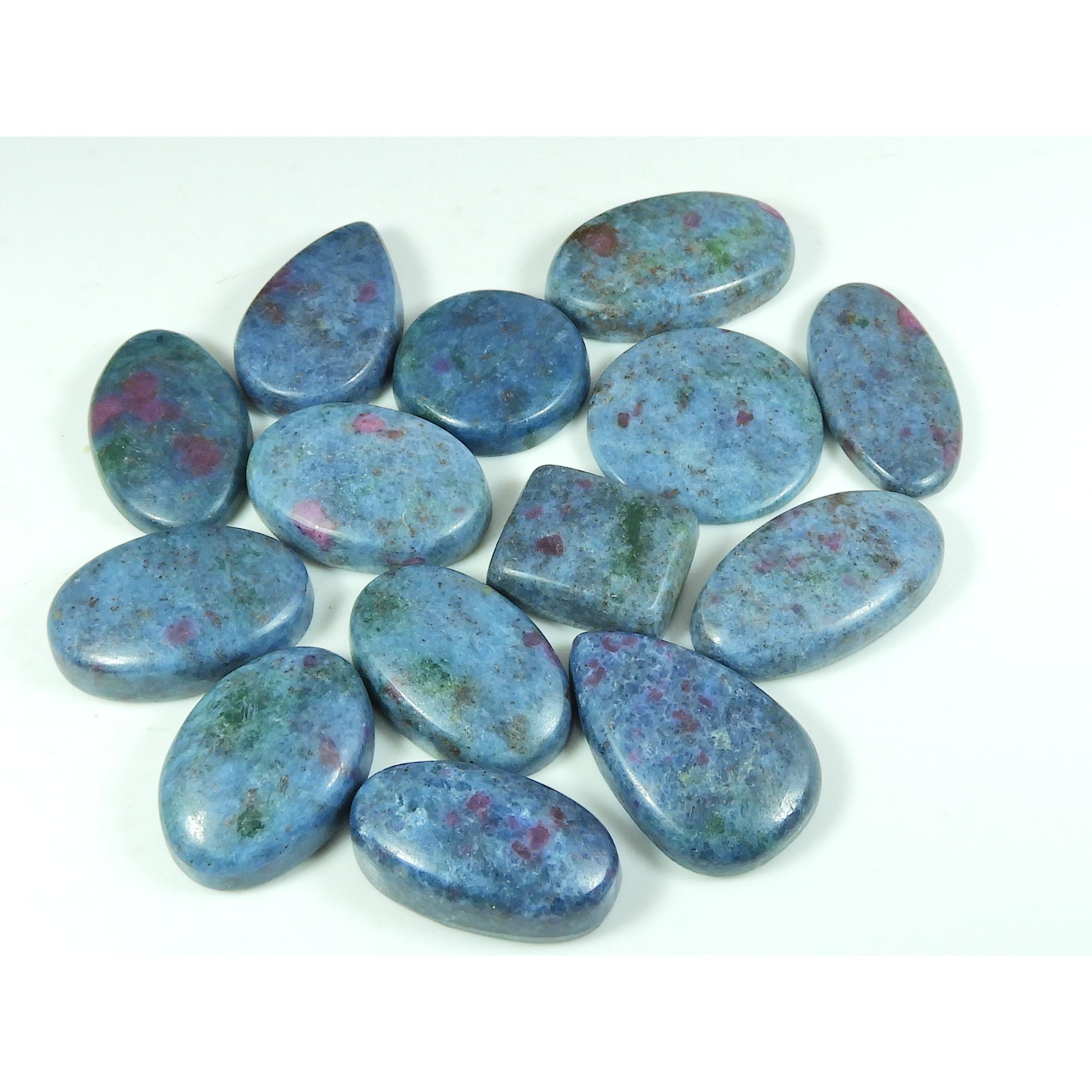 25-30MM Natural Ruby Kynite Oval Cabochon Loose Gemstone 14Pcs Lot 470Cts SY-381
25-30MM Natural Ruby Kynite Oval Cabochon Loose Gemstone 14Pcs Lot 470Cts SY-381