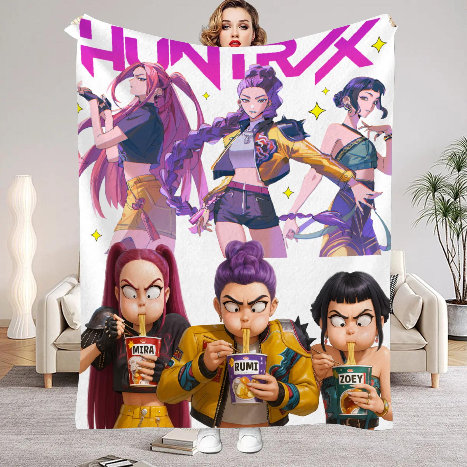 kpop Мисливці на демонів Huntrix Пледи Якісні М які Теплі Пледи Зимові Дитячі Диван Ліжко Пухнасті Покривала 30x40in
kpop Мисливці на демонів Huntrix Пледи Якісні М які Теплі Пледи Зимові Дитячі Диван Ліжко Пухнасті Покривала 30x40in