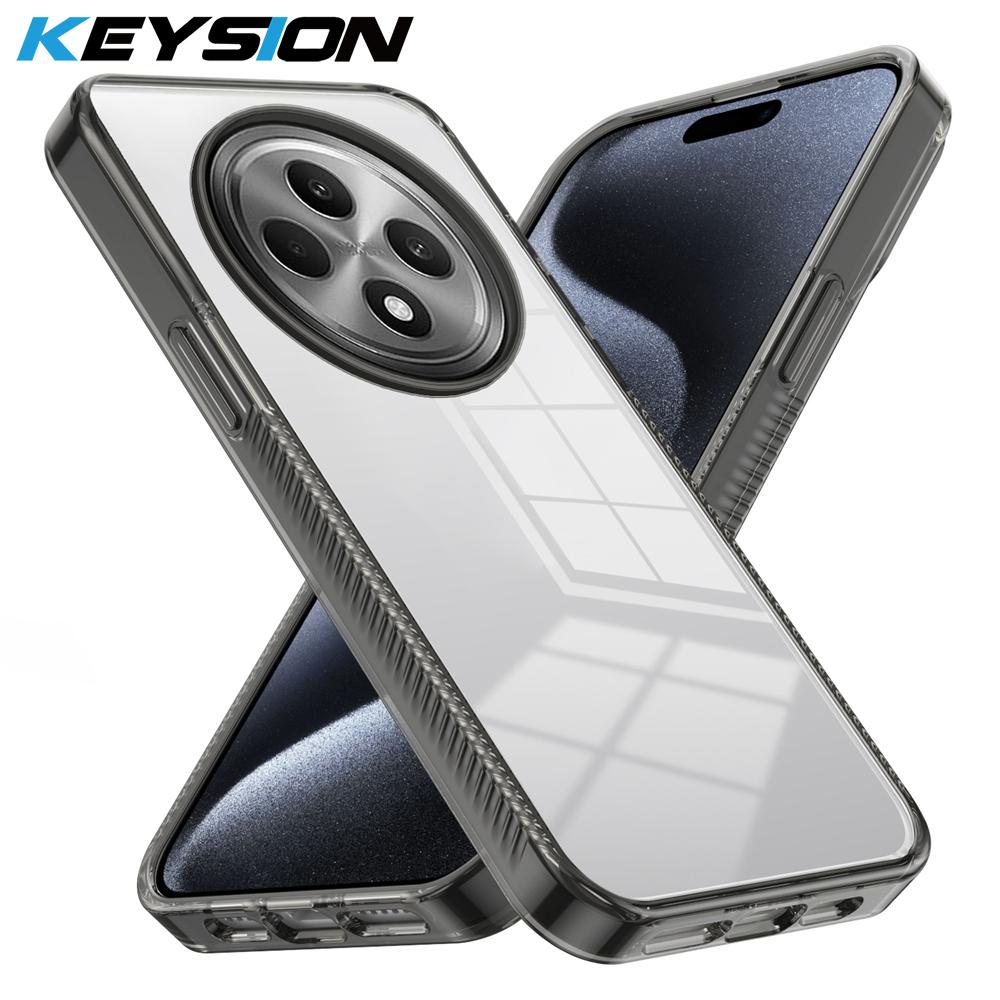 KEYSION Transparent Phone Case for OPPO Reno12 F 5G Soft TPU+PC Anti-slip HD Clear Shockproof Phone Cover for OPPO Reno 12F 5G for OPPO Reno12 F 5G чистий
KEYSION Transparent Phone Case for OPPO Reno12 F 5G Soft TPU+PC Anti-slip HD Clear Shockproof Phone Cover for OPPO Reno 12F 5G for OPPO Reno12 F 5G чистий