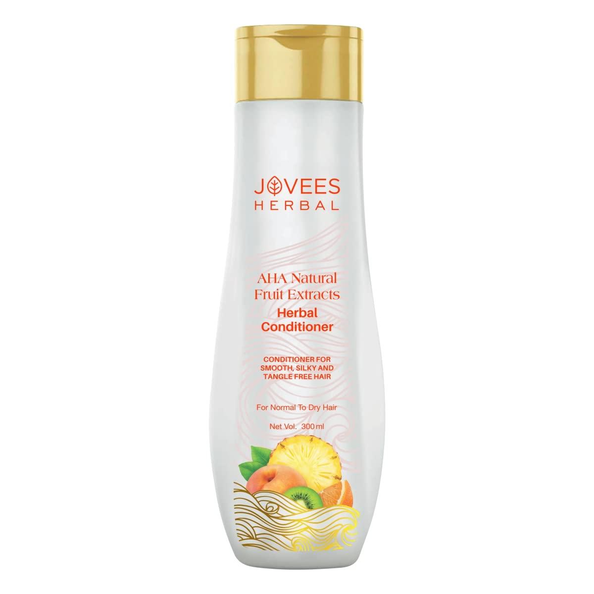 Jovees Herbal AHA Natural Fruit Extracts Conditioner For Smooth Silky Tangle-Free Hair 300ml 1 Pack Nourishing Repair
Jovees Herbal AHA Natural Fruit Extracts Conditioner For Smooth Silky Tangle-Free Hair 300ml 1 Pack Nourishing Repair
