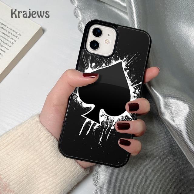Krajews Ace of Spades Poker soft Phone Case Cover For iPhone 17 Air 16 15 14 plus 11 12 13 pro max coque Fundas iPhone 13
Krajews Ace of Spades Poker soft Phone Case Cover For iPhone 17 Air 16 15 14 plus 11 12 13 pro max coque Fundas iPhone 13