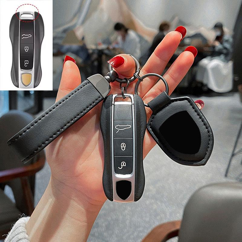 For Porsche Panamera Macan 718 Taycan 911 Cayman Boxster 9ya 971 Shield Leather Car Remote Smart Key Case Cover Accessories
For Porsche Panamera Macan 718 Taycan 911 Cayman Boxster 9ya 971 Shield Leather Car Remote Smart Key Case Cover Accessories