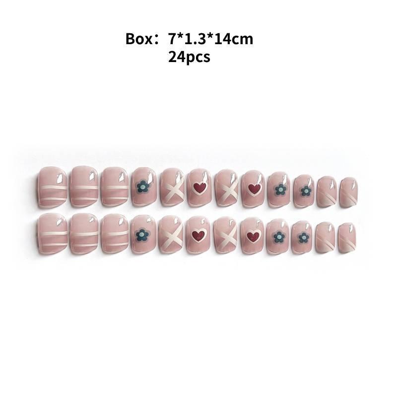 Manicure Wearresistant Nail Stickers Short Removable Finished Cute Products
Manicure Wearresistant Nail Stickers Short Removable Finished Cute Products