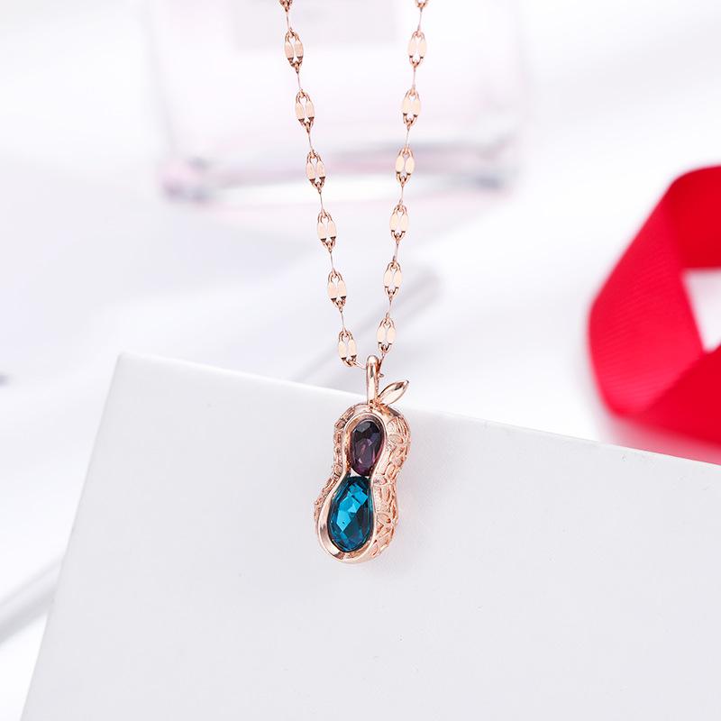 Модное женское ожерелье с арахисовым маслом синий
Модное женское ожерелье с арахисовым маслом синий