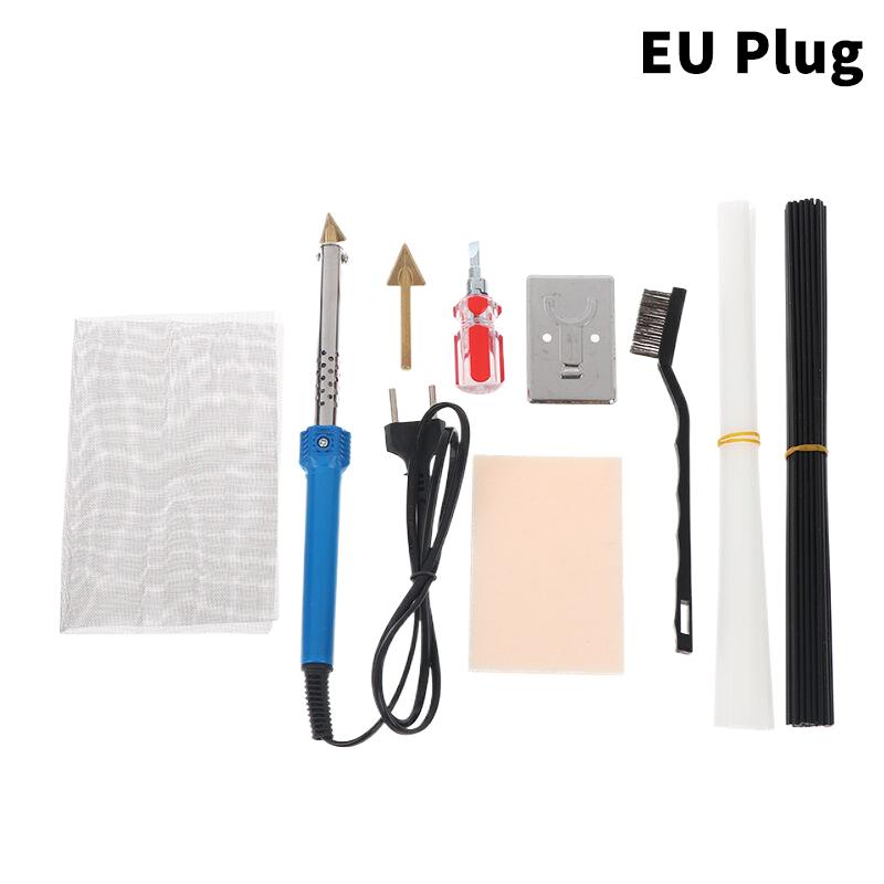 Portable 80W Car Plastic Welding Hot Iron Stand And Wire Brush Repair Kit Auto Bumper Dashboard Kayak Canoe Repairs
Portable 80W Car Plastic Welding Hot Iron Stand And Wire Brush Repair Kit Auto Bumper Dashboard Kayak Canoe Repairs