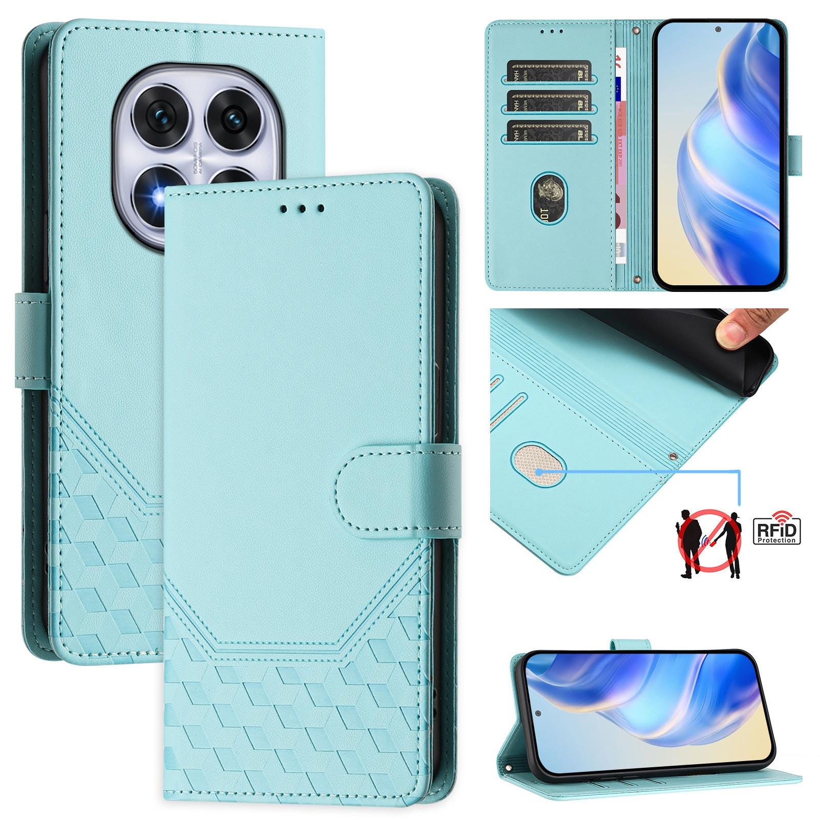 For Xiaomi Redmi Note 14 Pro 4G Case Imprinted Honeycomb RFID Blocking Leather Phone Cover with Strap Green
For Xiaomi Redmi Note 14 Pro 4G Case Imprinted Honeycomb RFID Blocking Leather Phone Cover with Strap Green