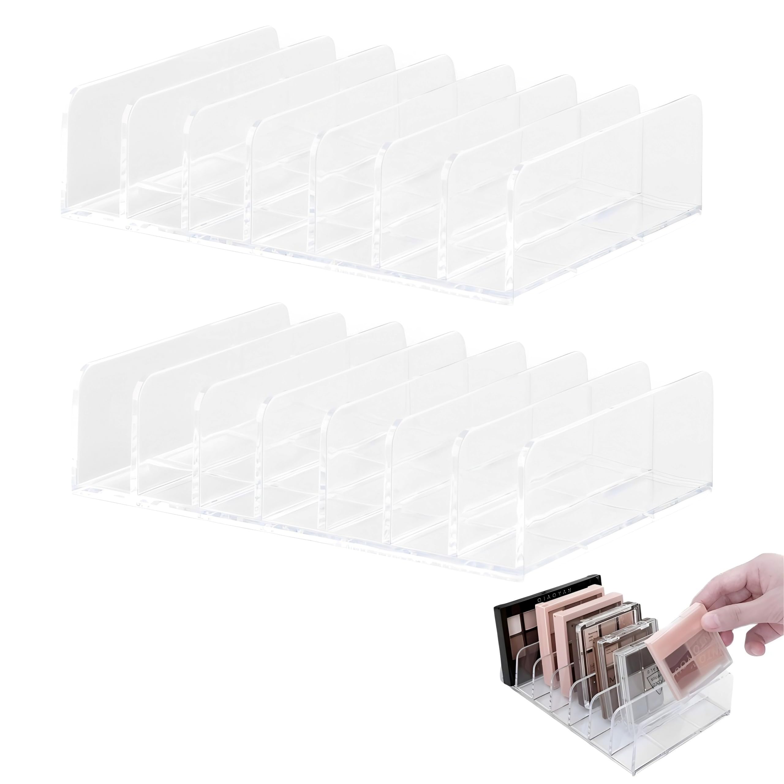 East Leaf Eyeshadow Storage Подставка для хранения косметики 7 разделителей Акриловая настольная, набор из 2 шт.
East Leaf Eyeshadow Storage Подставка для хранения косметики 7 разделителей Акриловая настольная, набор из 2 шт.