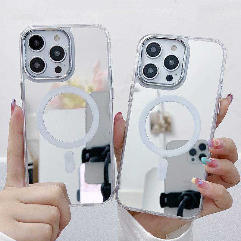 Applicable To Apple IPhone15 Promax Mirror Magnetic Suction Anti-fall Case IPhone14/13/12 Protection Case Apple 7G/8G universal
Applicable To Apple IPhone15 Promax Mirror Magnetic Suction Anti-fall Case IPhone14/13/12 Protection Case Apple 7G/8G universal