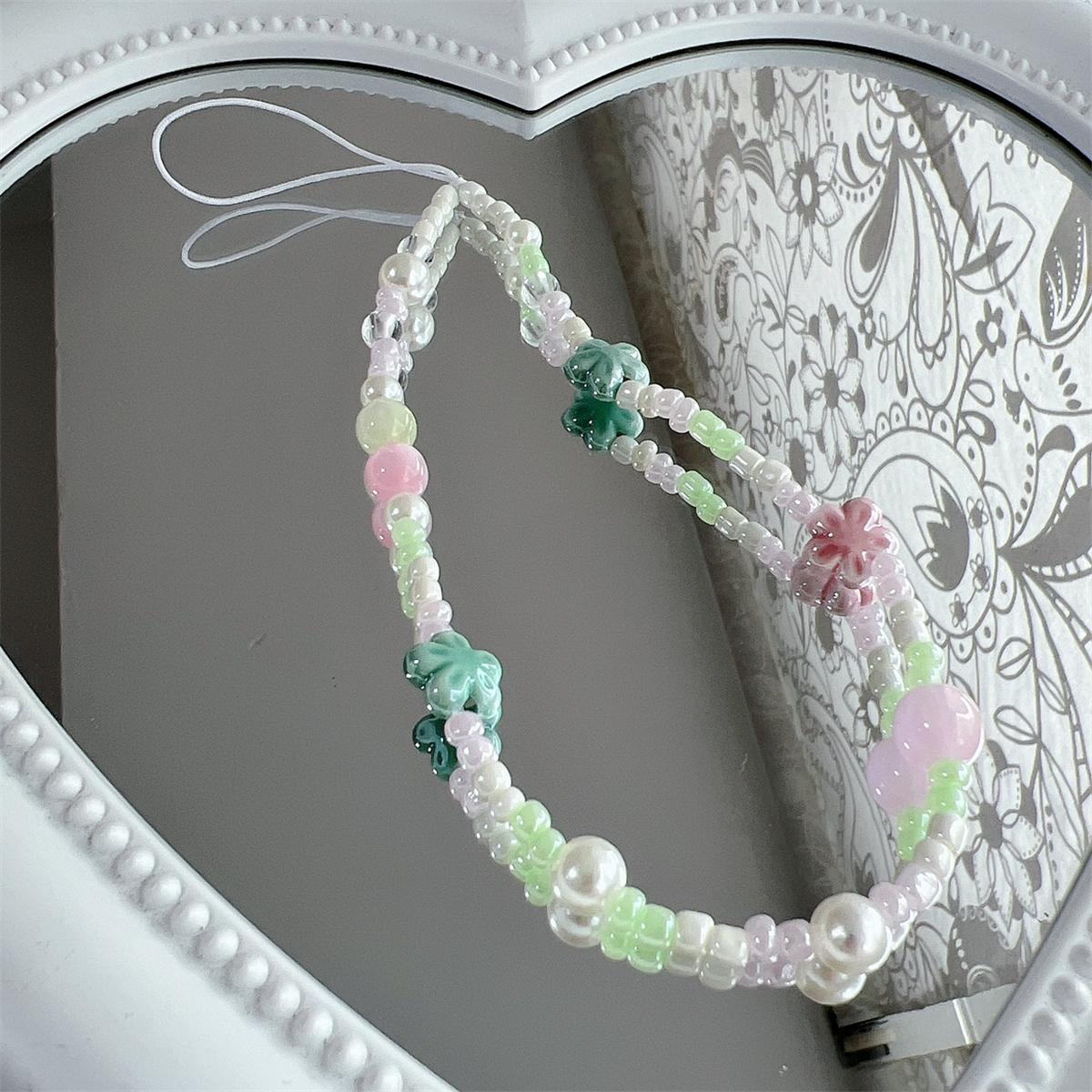 Ins Cute Macaron Little Flower Phone Chain Charm Wrist Strap Keycord Stylish Lanyard Girl Keychain CCD Mobile Hanging Chain
Ins Cute Macaron Little Flower Phone Chain Charm Wrist Strap Keycord Stylish Lanyard Girl Keychain CCD Mobile Hanging Chain