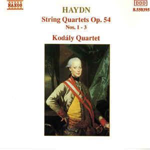CD JOSEPH HAYDN - KODÁLY QUARTET - String Quartets Op. 54, Nos. 1 - 3 8550395 Naxos 1990 Germany Classical Used
CD JOSEPH HAYDN - KODÁLY QUARTET - String Quartets Op. 54, Nos. 1 - 3 8550395 Naxos 1990 Germany Classical Used