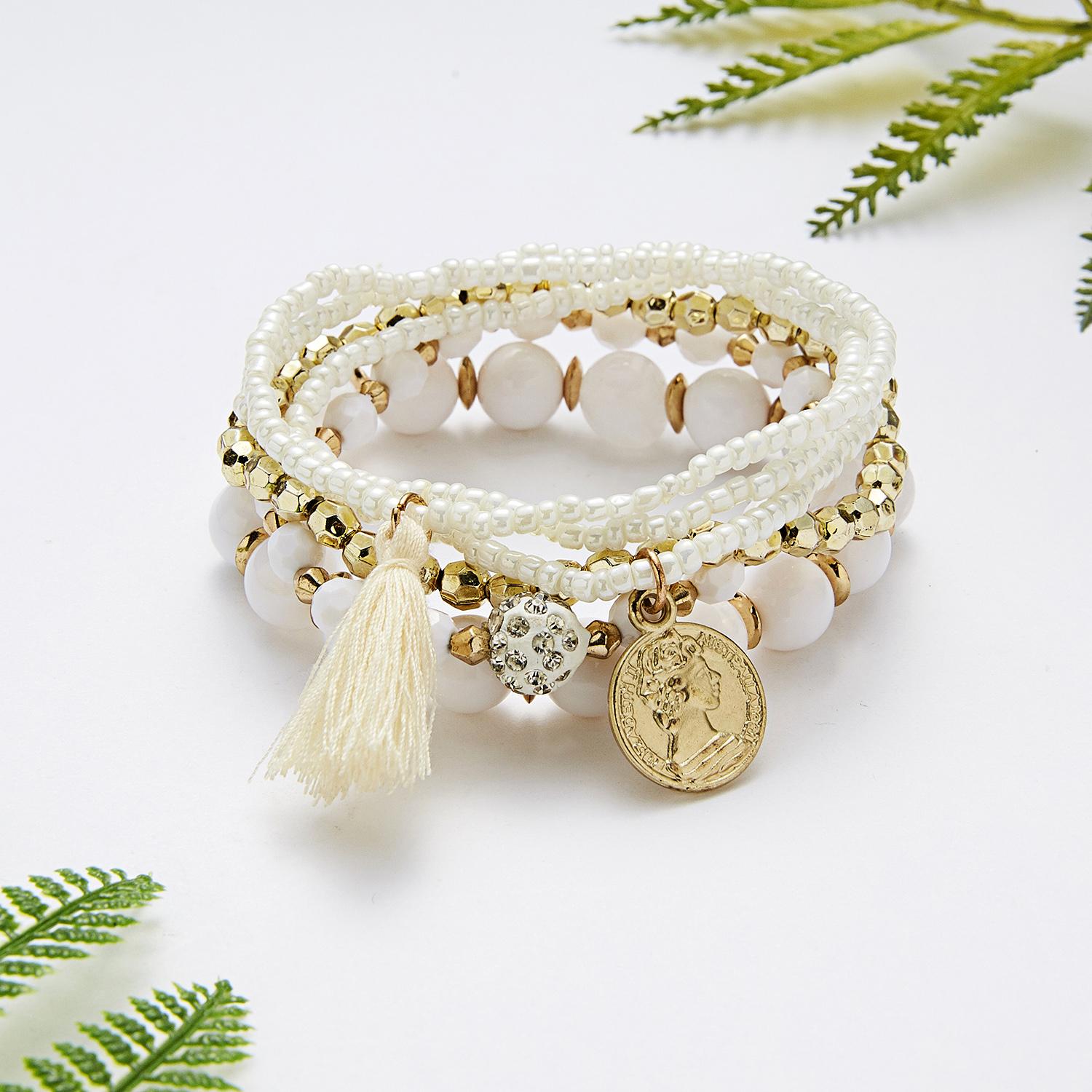 6Pcs/Set Bohemian Beaded Bracelet For Women Vintage Multi-layer Beauty Head Coin Pendant Tassel Bracelets Vacation Charm Jewelry
6Pcs/Set Bohemian Beaded Bracelet For Women Vintage Multi-layer Beauty Head Coin Pendant Tassel Bracelets Vacation Charm Jewelry