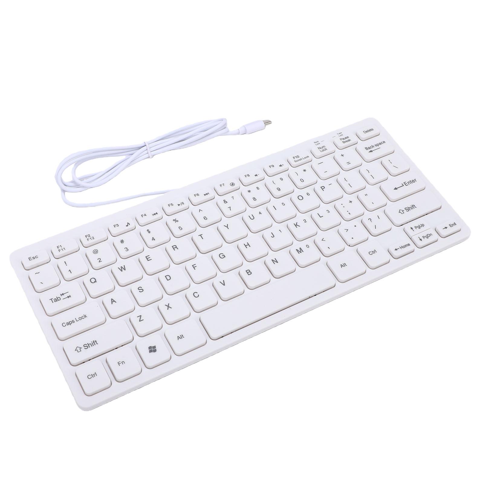 Type C Wired Keyboard Quiet Lightweight Silent Chocolate Key Small Wired Keyboard for Computer PC Laptop
Type C Wired Keyboard Quiet Lightweight Silent Chocolate Key Small Wired Keyboard for Computer PC Laptop