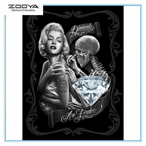 ZOOYA DIY Полный Круглый Алмазная Картина Вышивка Алмазная Мозаика Череп Женщина Вышивка Крестом Домашний Декор
ZOOYA DIY Полный Круглый Алмазная Картина Вышивка Алмазная Мозаика Череп Женщина Вышивка Крестом Домашний Декор