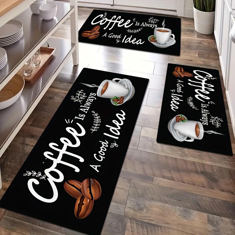 Coffee Bean & Cup Pattern Kitchen Mat - Cozy Coffee Theme Flannel Floor Rug, Washable Non-Slip Decor for Cafe & Home Kitchen 40x60cm
Coffee Bean & Cup Pattern Kitchen Mat - Cozy Coffee Theme Flannel Floor Rug, Washable Non-Slip Decor for Cafe & Home Kitchen 40x60cm