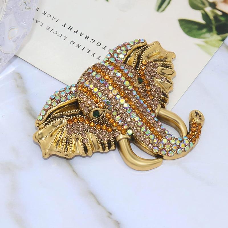 Elephant Brooch Sparkling Uniquely Stylish Lucky Animals Rhinestone Brooches Pin Fashion Jewelry Accessories Gifts for Women Men
Elephant Brooch Sparkling Uniquely Stylish Lucky Animals Rhinestone Brooches Pin Fashion Jewelry Accessories Gifts for Women Men