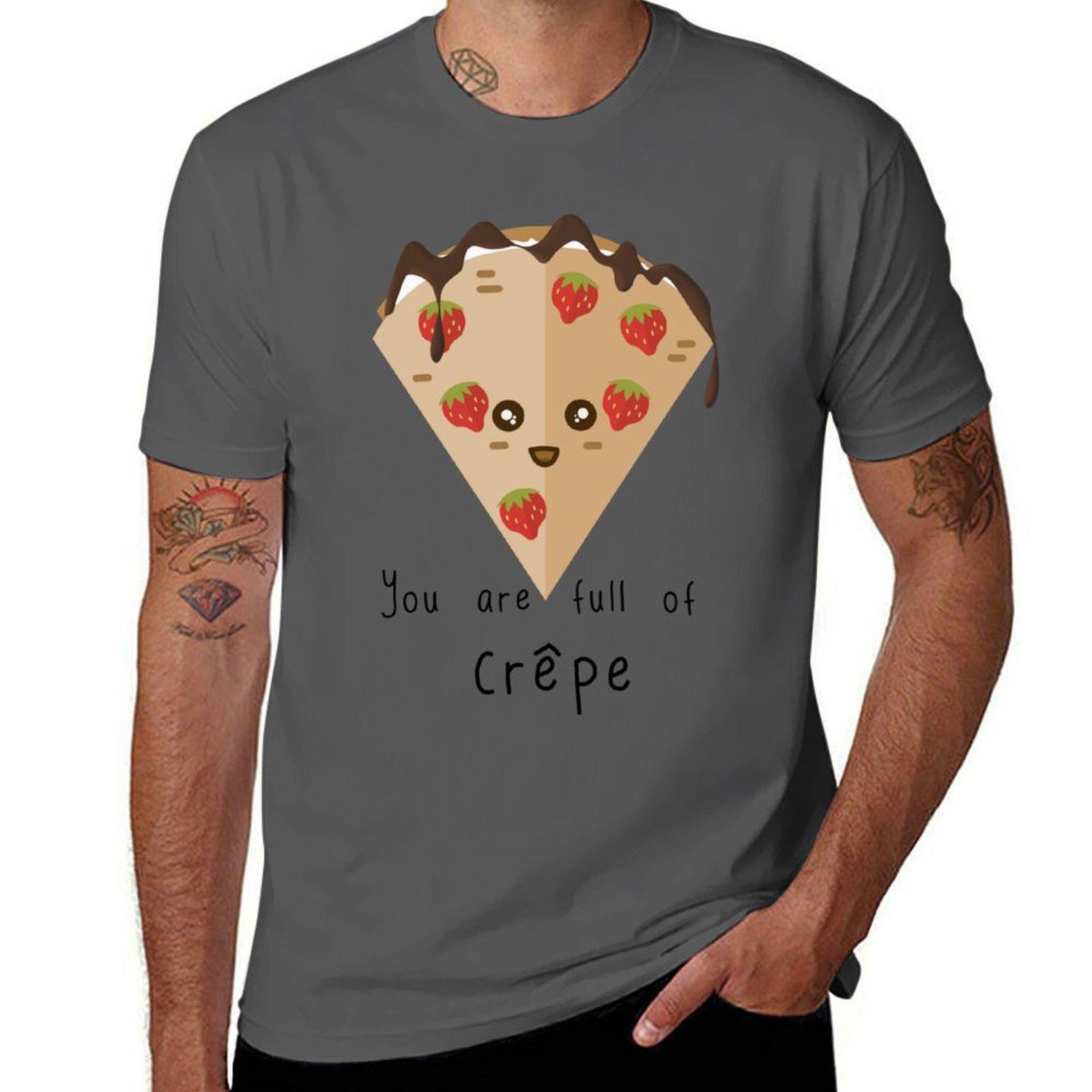 You are full of crêpe TShirt Light Athletic Short Sleeve Tee Shirt 4XL
You are full of crêpe TShirt Light Athletic Short Sleeve Tee Shirt 4XL