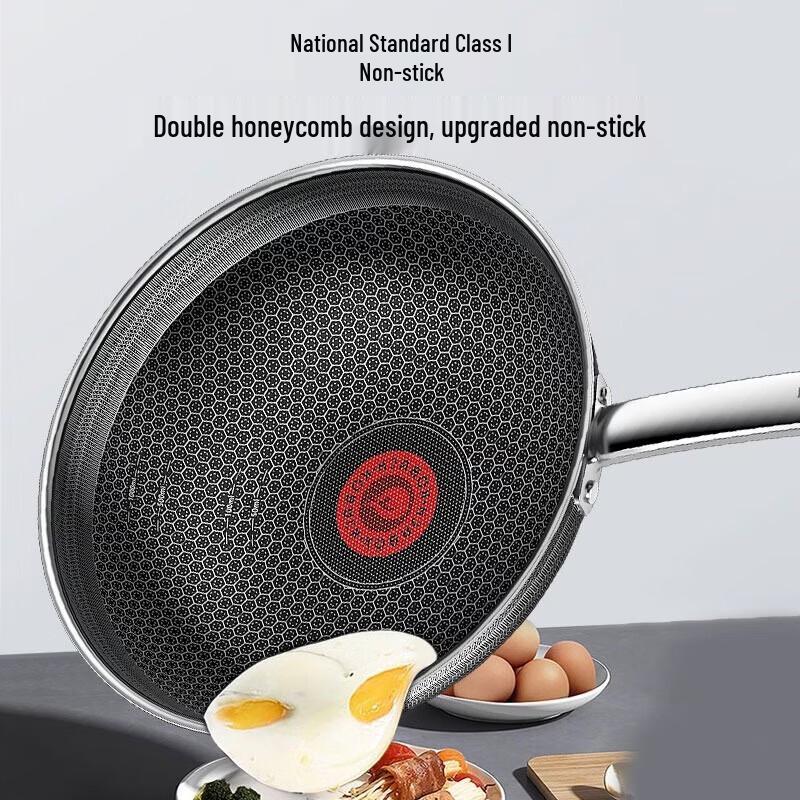KOBACH Double Honeycomb Non-stick Stainless Steel Wok
KOBACH Double Honeycomb Non-stick Stainless Steel Wok