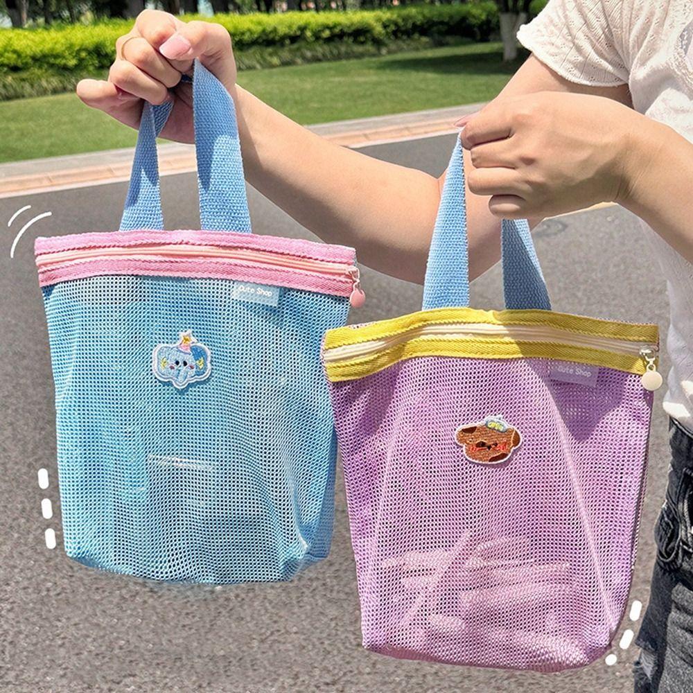 Student Stationery Mesh Storage Bag Makeup Brush Zipper Makeup Bag Women Cosmetic Bag Travel Wash синій
Student Stationery Mesh Storage Bag Makeup Brush Zipper Makeup Bag Women Cosmetic Bag Travel Wash синій