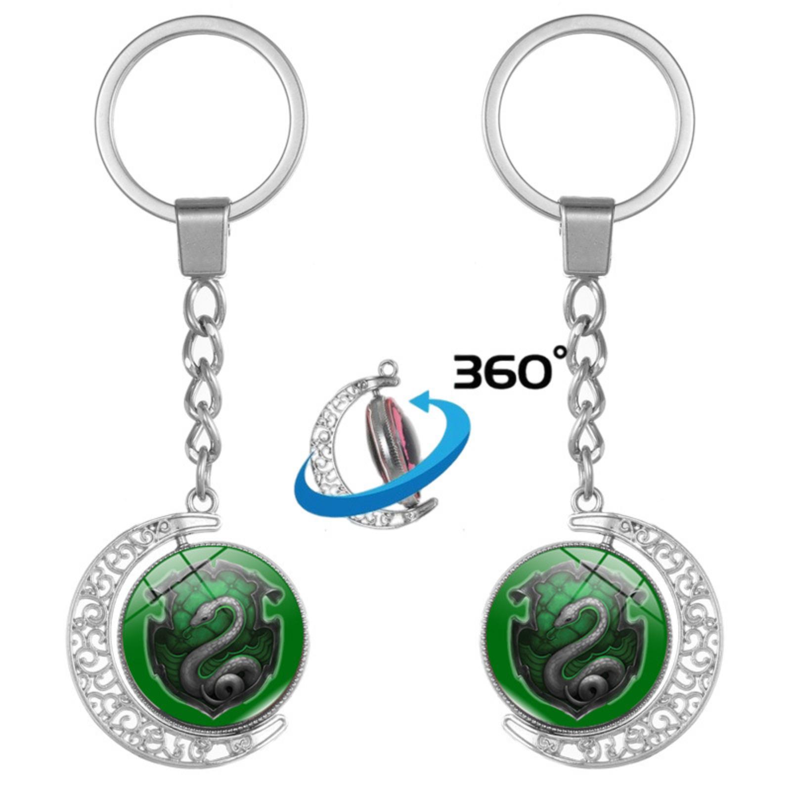 Pendant Keychain Bag Charm Double-sided Rotating Key Ring One Size
Pendant Keychain Bag Charm Double-sided Rotating Key Ring One Size